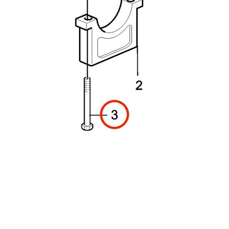 Vis à bride d'origine Volvo Penta VOP20405583 | MD2010