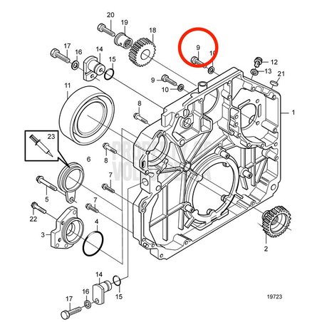 Vite originale Volvo Penta VOP20405653 | MD2010