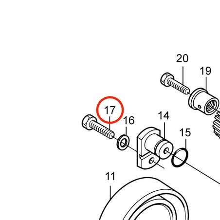 Vis d'origine Volvo Penta VOP20405706 | MD2010