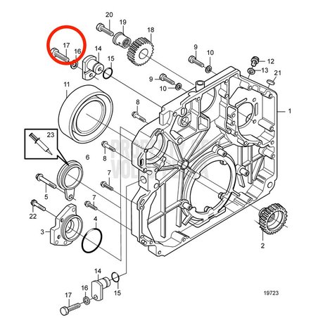 Vis d'origine Volvo Penta VOP20405706 | MD2010