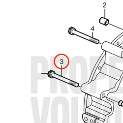 Vite a sei denti originale Volvo Penta VOP20405714 | MD2010