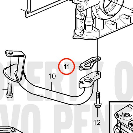 Joint d'origine Volvo Penta VOP20405888 | MD2010