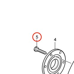 Vite originale Volvo Penta VOP20412357 | MD2010