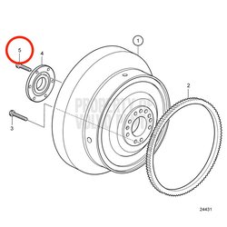 Vite originale Volvo Penta VOP20412357 | MD2010