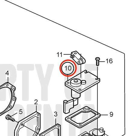 Cappa originale Volvo Penta VOP20412752 | MD2010