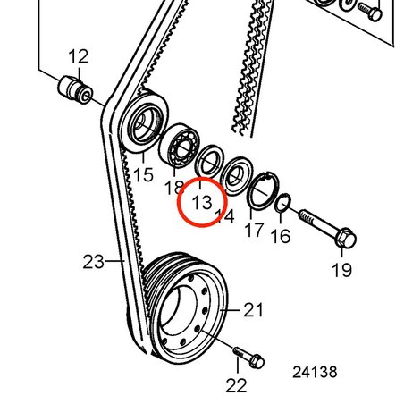 Junta Original Volvo Penta VOP20450990 | MD2010