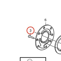 Original Volvo Penta Sechskantschraube VOP20451738 | MD2010