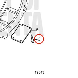 Vite esagonale originale Volvo Penta VOP20459986 | MD2010