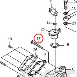 Original Volvo Penta Sechszahnschraube VOP20460064 | MD2010
