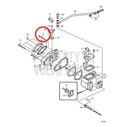 Tornillo de Seis Dientes Original Volvo Penta VOP20460064