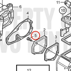 Original Volvo Penta Sechskantschraube VOP20460068 | MD2010