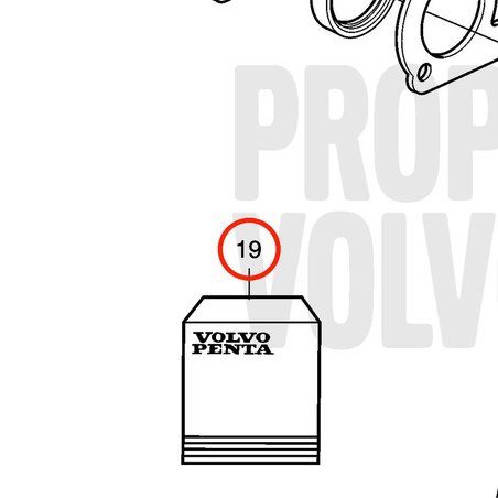Juego de Juntas Original Volvo Penta VOP20460514 | MD2010