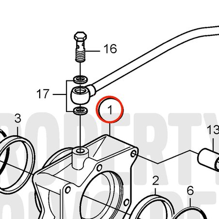 Brida de Cojinete Original Volvo Penta VOP20460518 | MD2010