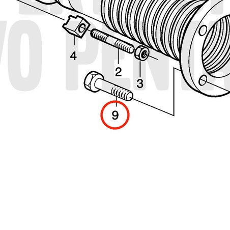 Vite originale Volvo Penta VOP20460864 | MD2010
