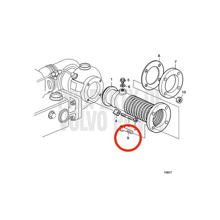 Vite originale Volvo Penta VOP20460864 | MD2010