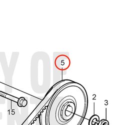 Polea Original Volvo Penta VOP20464462 | MD2010
