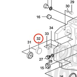 Spina originale Volvo Penta VOP20464563 | MD2010