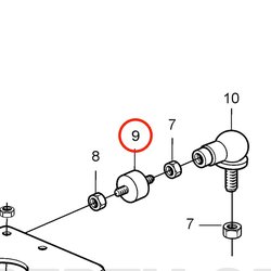 Tappo in gomma originale Volvo Penta VOP20476626 | MD2010