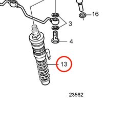 Pompa d'iniezione originale Volvo Penta VOP20500360 | MD2010