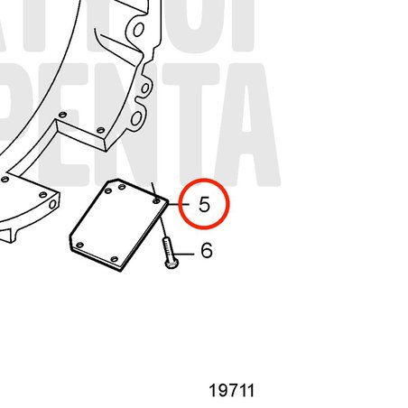 Copertura originale Volvo Penta VOP20547288 | MD2010