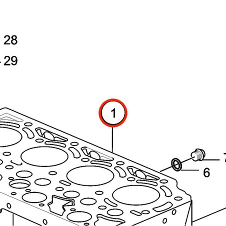 Carter motore originale Volvo Penta VOP20555444 | MD2010