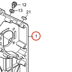 Coperchio distribuzione originale Volvo Penta VOP20743680 | MD2010