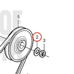 Rondelle d'origine Volvo Penta VOP20776766 | MD2010
