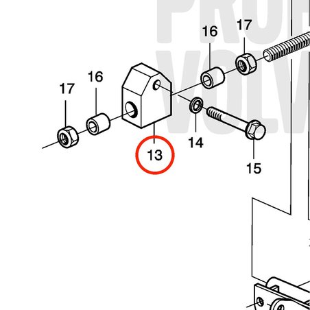 Abrazadera Original Volvo Penta VOP20798005 | MD2010