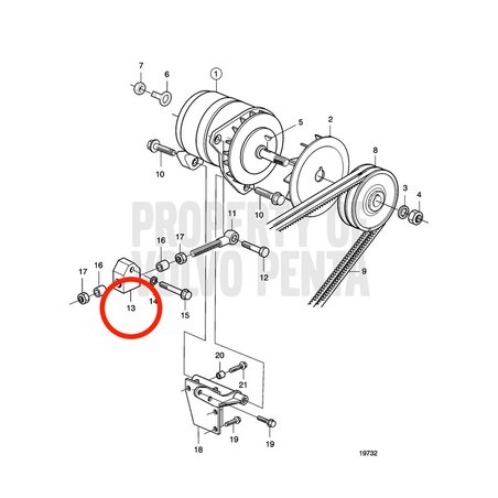 Abrazadera Original Volvo Penta VOP20798005 | MD2010