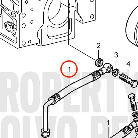 Manguera Original Volvo Penta VOP20798506 | MD2010
