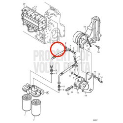 Manguera Original Volvo Penta VOP20798506 | MD2010