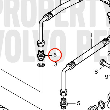Niple Original Volvo Penta VOP20799255 | MD2010