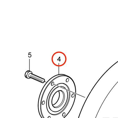 Brida Original Volvo Penta VOP21091547 | MD2010
