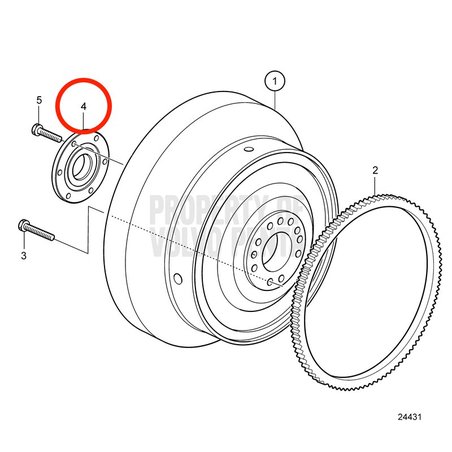 Brida Original Volvo Penta VOP21091547 | MD2010