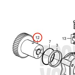 Original Volvo Penta Getriebe VOP21249506 | MD2010