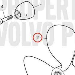 Hélice Original Volvo Penta VOP21381042 | MD2030-D