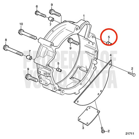 Boccola originale Volvo Penta VOP21455862 | MD2010