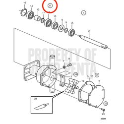 Eje Original Volvo Penta VOP21951416 | MD2010
