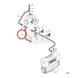 Original Volvo Penta Lüftungskanal VOP22802140 | MD2010