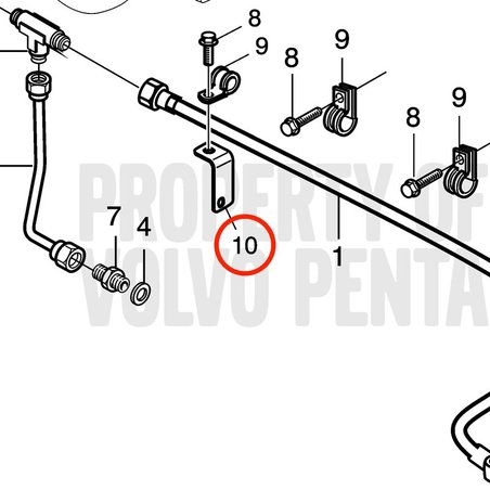 Original Volvo Penta Konsole VOP22802157 | MD2010