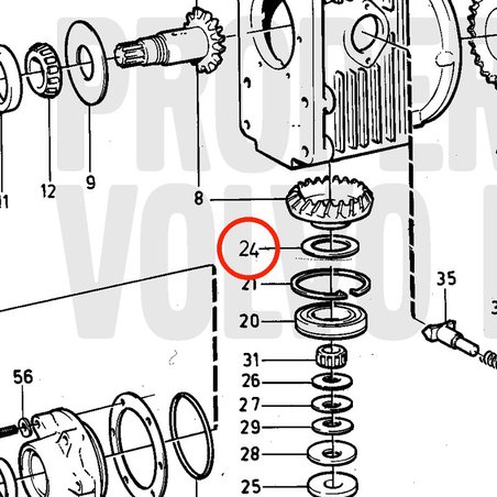 Laminilla de Ajuste Original Volvo Penta VOP84218 | MD2030-D
