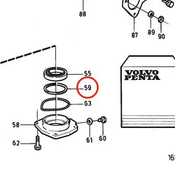 Volvo Penta Original Einstellscheibe VOP87655 | MD2030-D