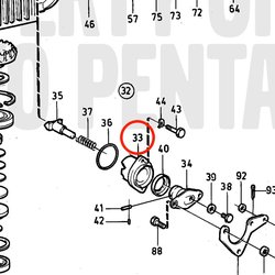 Caja de Cojinete Original Volvo Penta VOP851662 | MD2030-D