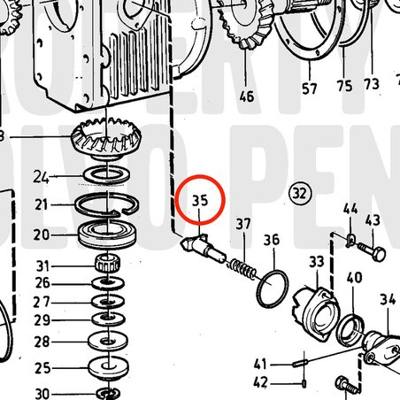 Brida Original Volvo Penta VOP851664 | MD2030-D