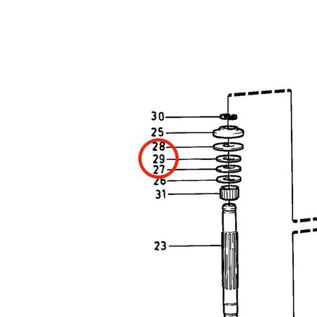 Resorte de Disco Original Volvo Penta VOP852080 | MD2030-D