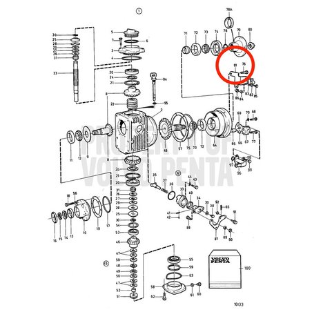 Consola Original Volvo Penta VOP852168 | MD2030-D