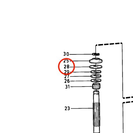 Mola de disco genuína Volvo Penta VOP852213 | MD2030-D