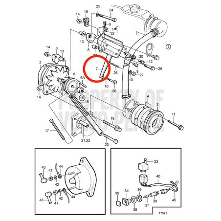 Consola Original Volvo Penta VOP861142 | MD2030-D