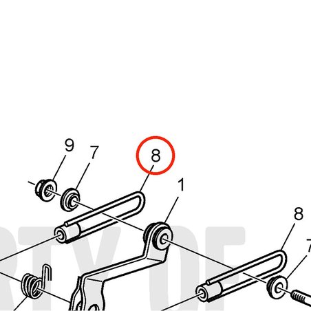 Fissaggio originale Volvo Penta VOP861622 | MD2030-D