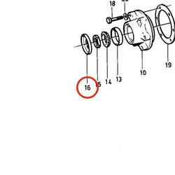 Anillo de Estanqueidad Original Volvo Penta VOP873094 | MD2030-D
